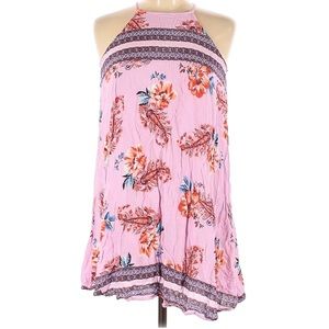 En Crème Pink Floral Dress M